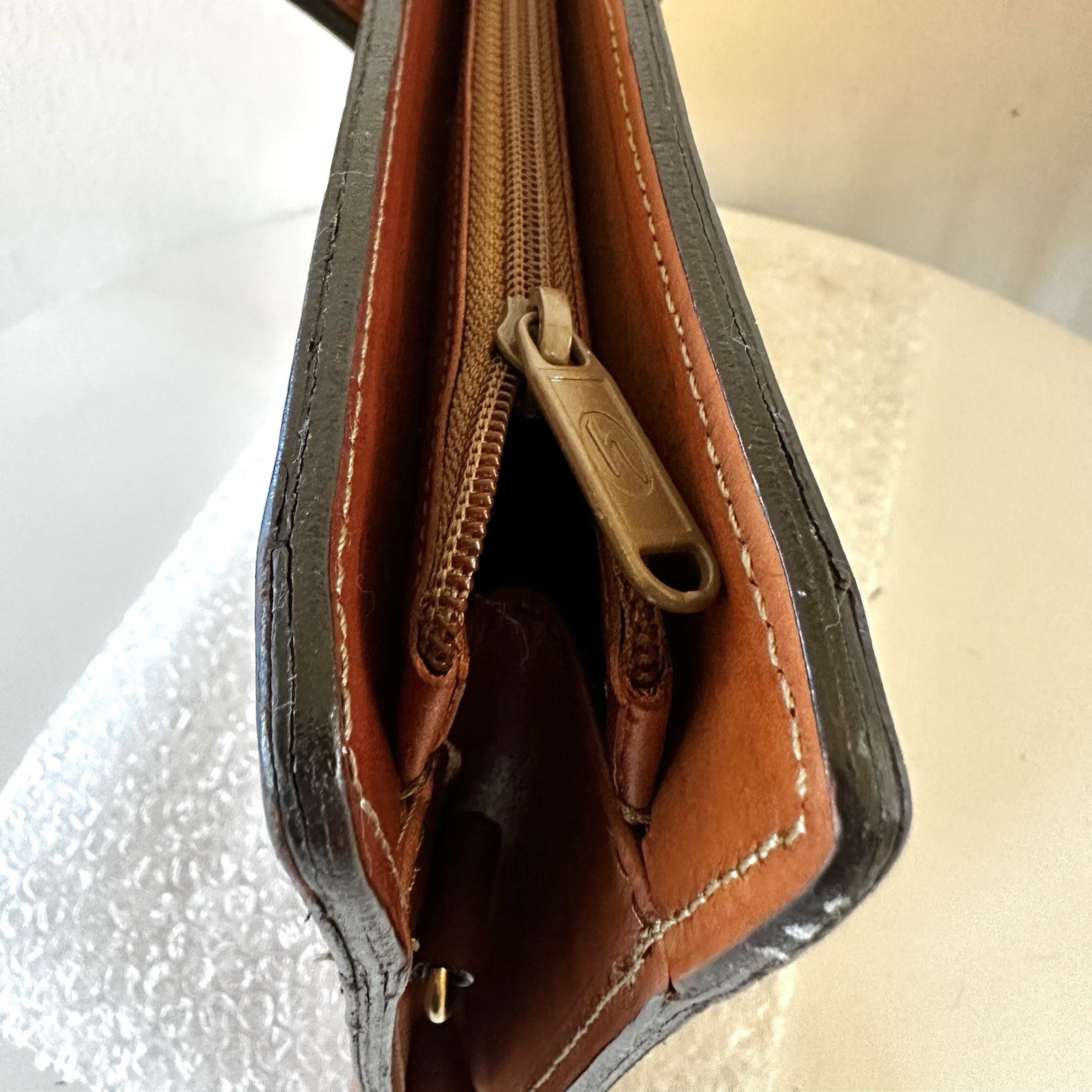 HARTMANN LEATHER ATTACHE PORTFOLIO BRIEFCASE Belting (Tan) Retractable Handles