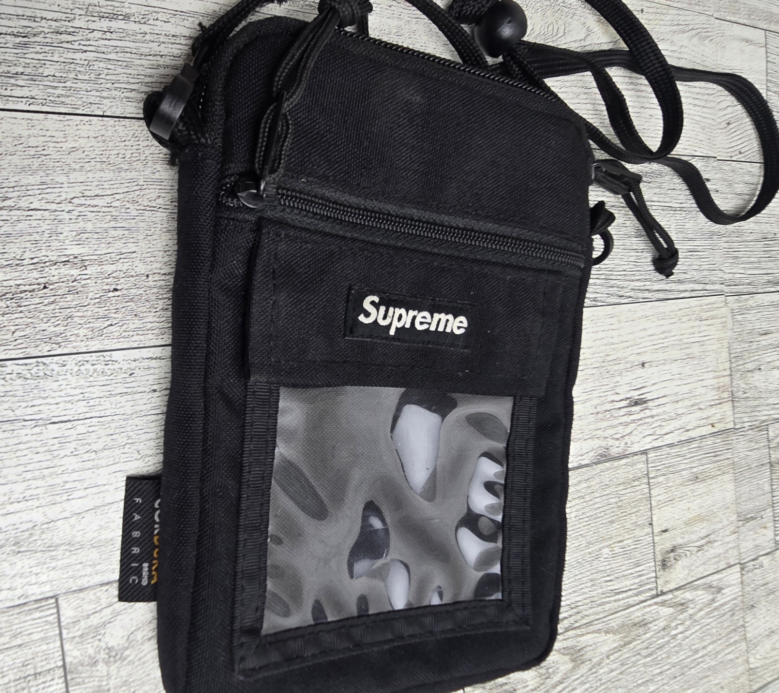 Supreme Utility Pouch Black Nylon Cordura SS19 Shoulder Bag Crossbody Preowned