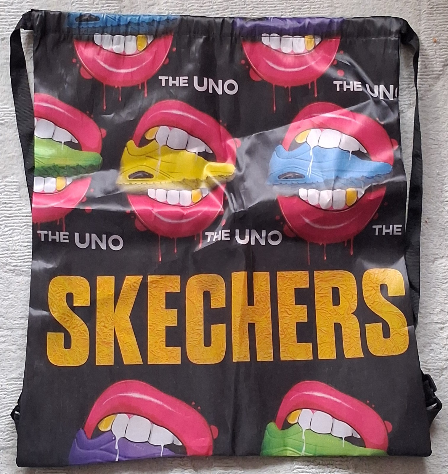 The Uno Sketchers Tote Drawstring Backpack (20″ x 17″)