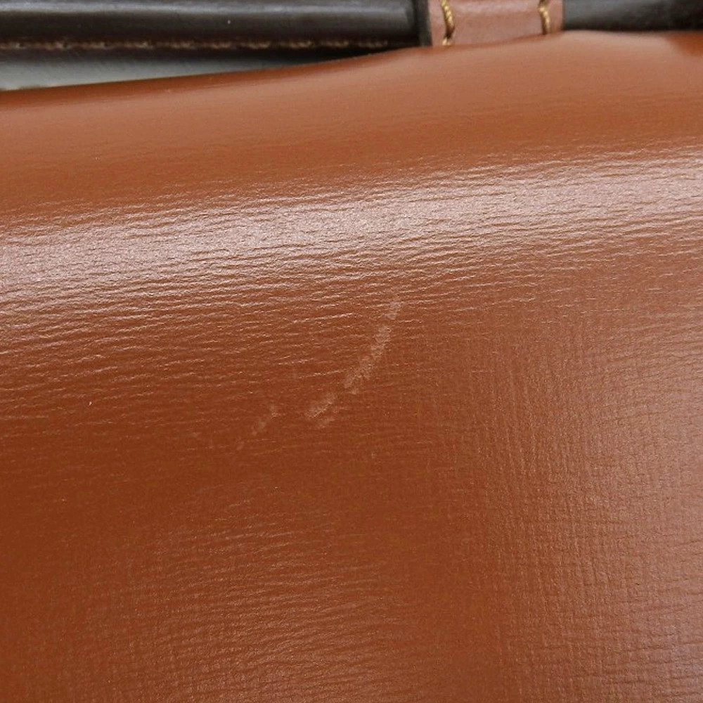 LOEWE Anagram Day Promatico Business Bag Leather Brown Briefcase Document