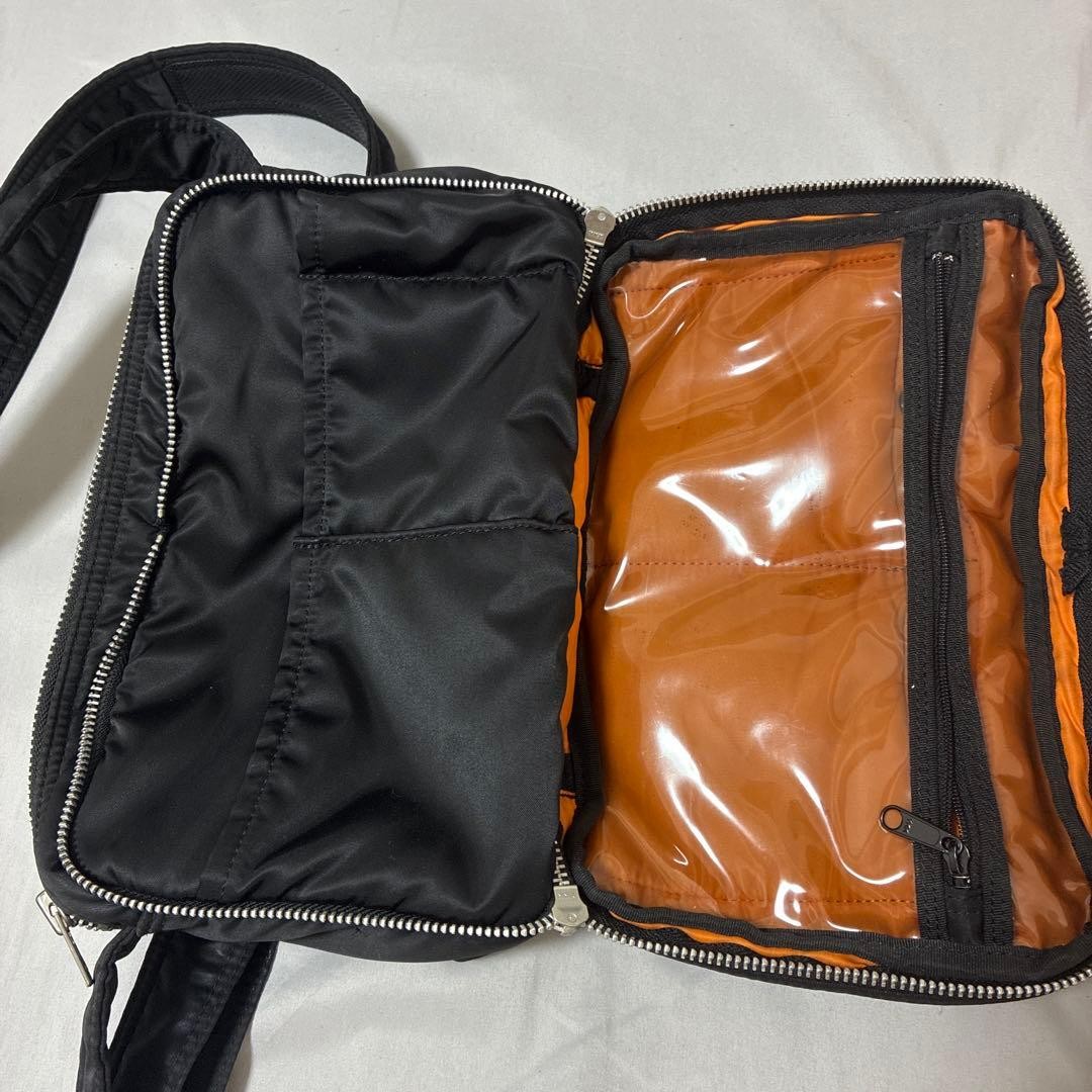 PORTER Yoshida Tanker 2Layer Shoulder bag Black Authentic Made in Japan