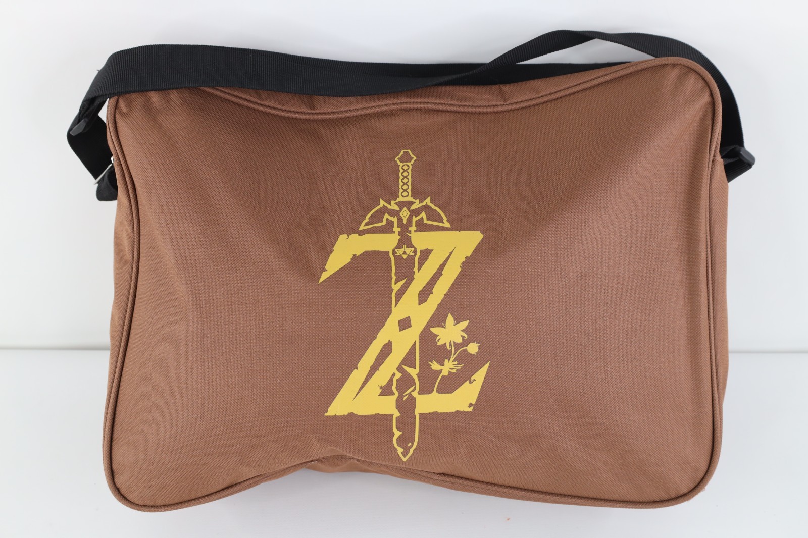 Vintage Y2K Nintendo Zelda Video Game Gamer Link Shoulder Bag Messenger Brown