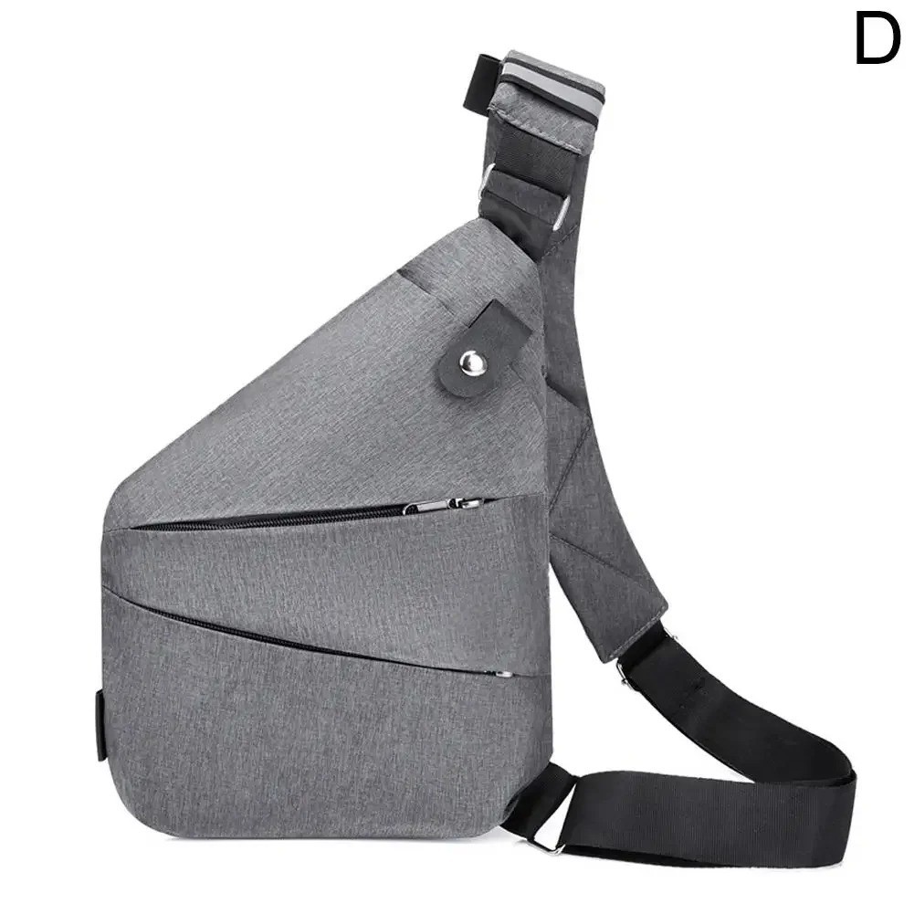 Valcen Personal Pocket Bag for Man, Crossbody Multi-pocket Anti-thief Travel Bag