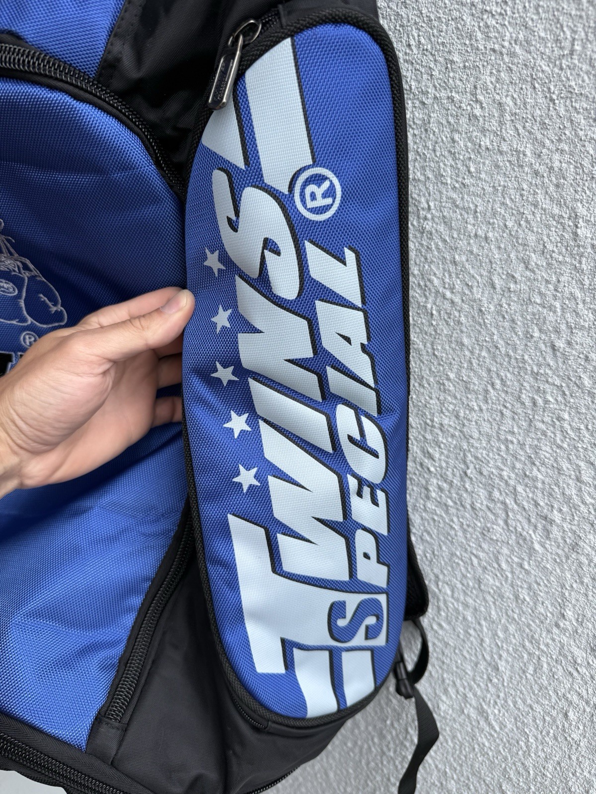 Twins Special Black And Blue Backpack