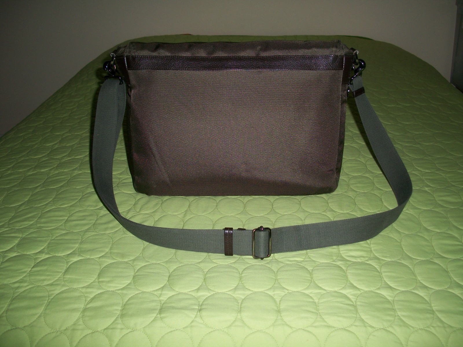 Mulberry Briefcase/Laptop Nylon/Leather Trim Shoulder/Crossbody Bag