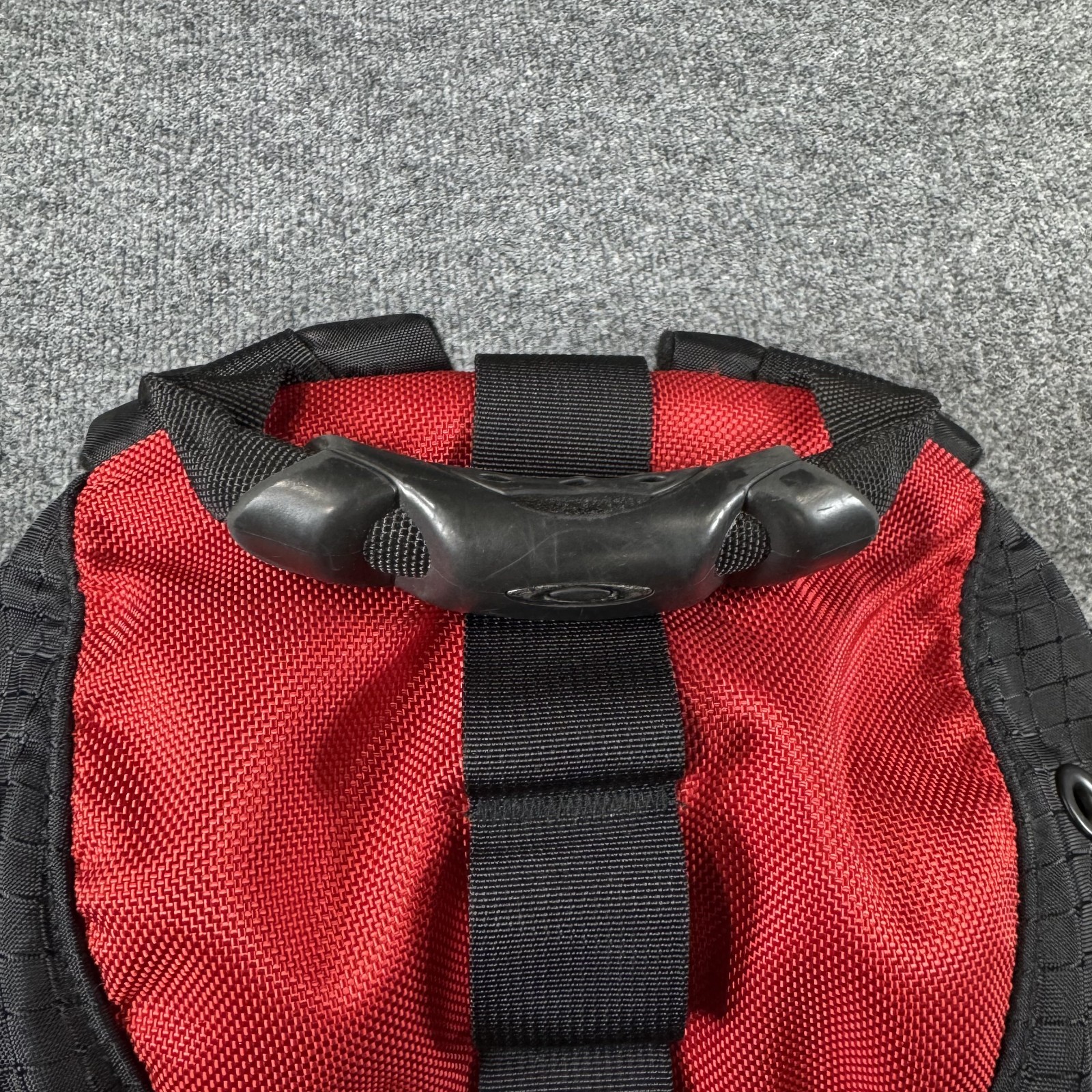 Vintage Oakley Icon Backpack Black Red Tactical Tech Multi-Pockets 90s Y2K