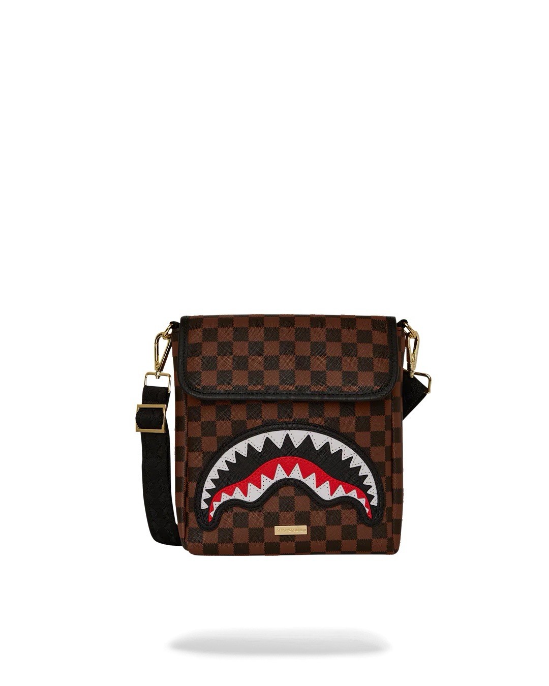 Sprayground Sawtooth Sharks In Paris Messenger Sling 🔥 Stylish Shoulder Bag NWT