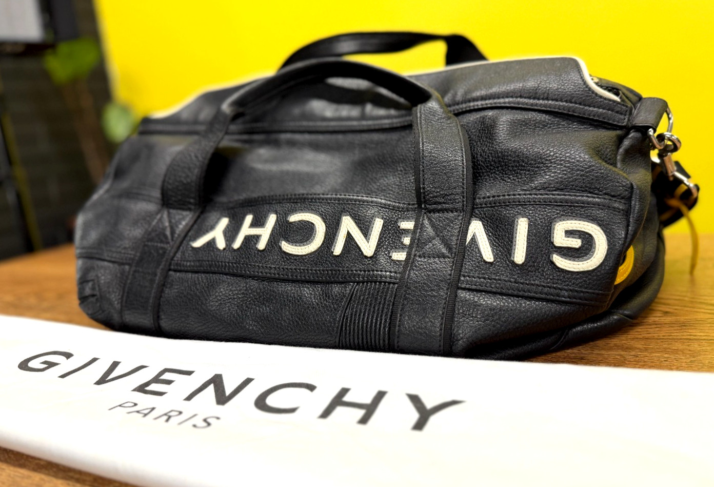 Givenchy Mc3 Leather Duffle Bag