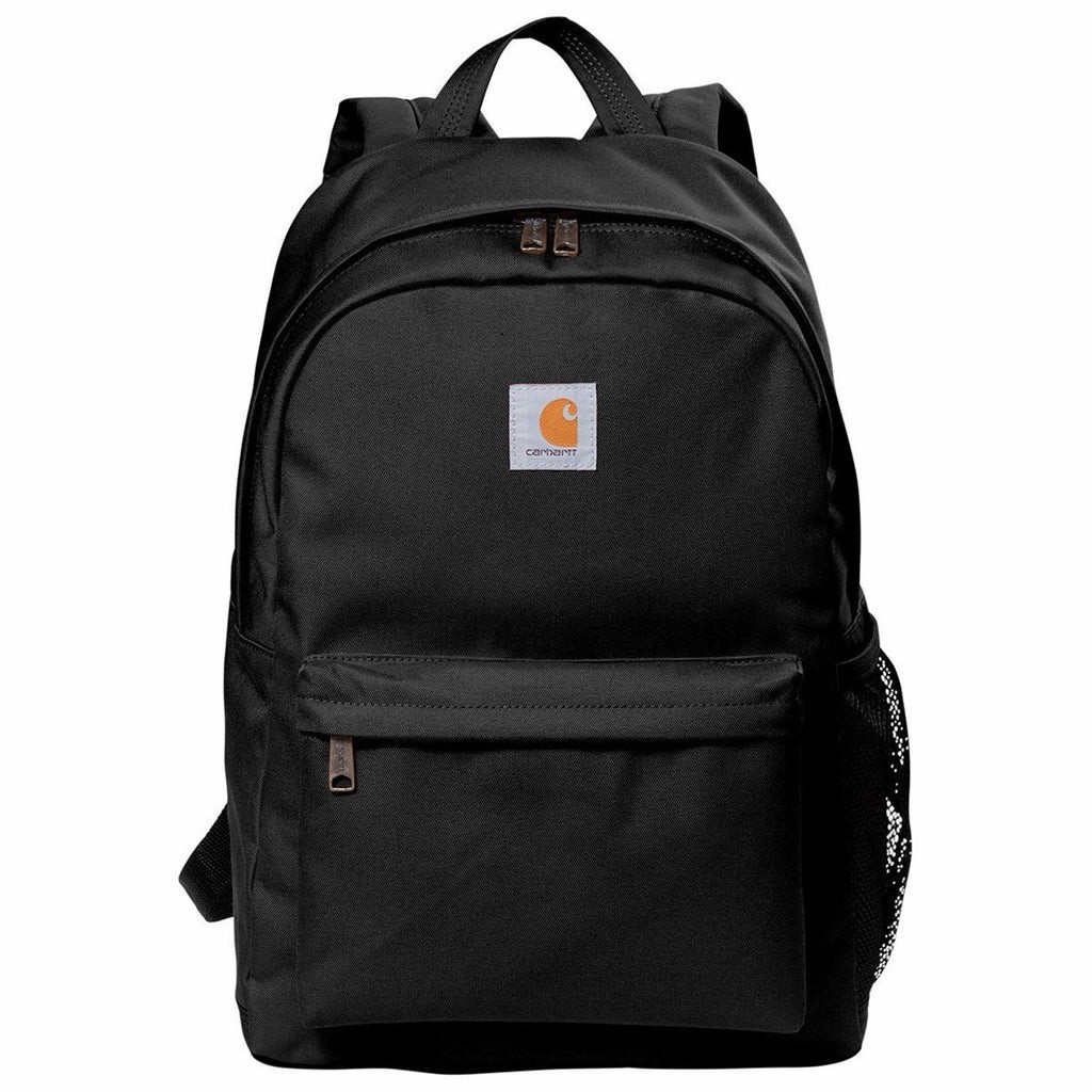 Carhartt Canvas Black Backpack 600-Denier Fabric Bag Laptop CT89241804 New