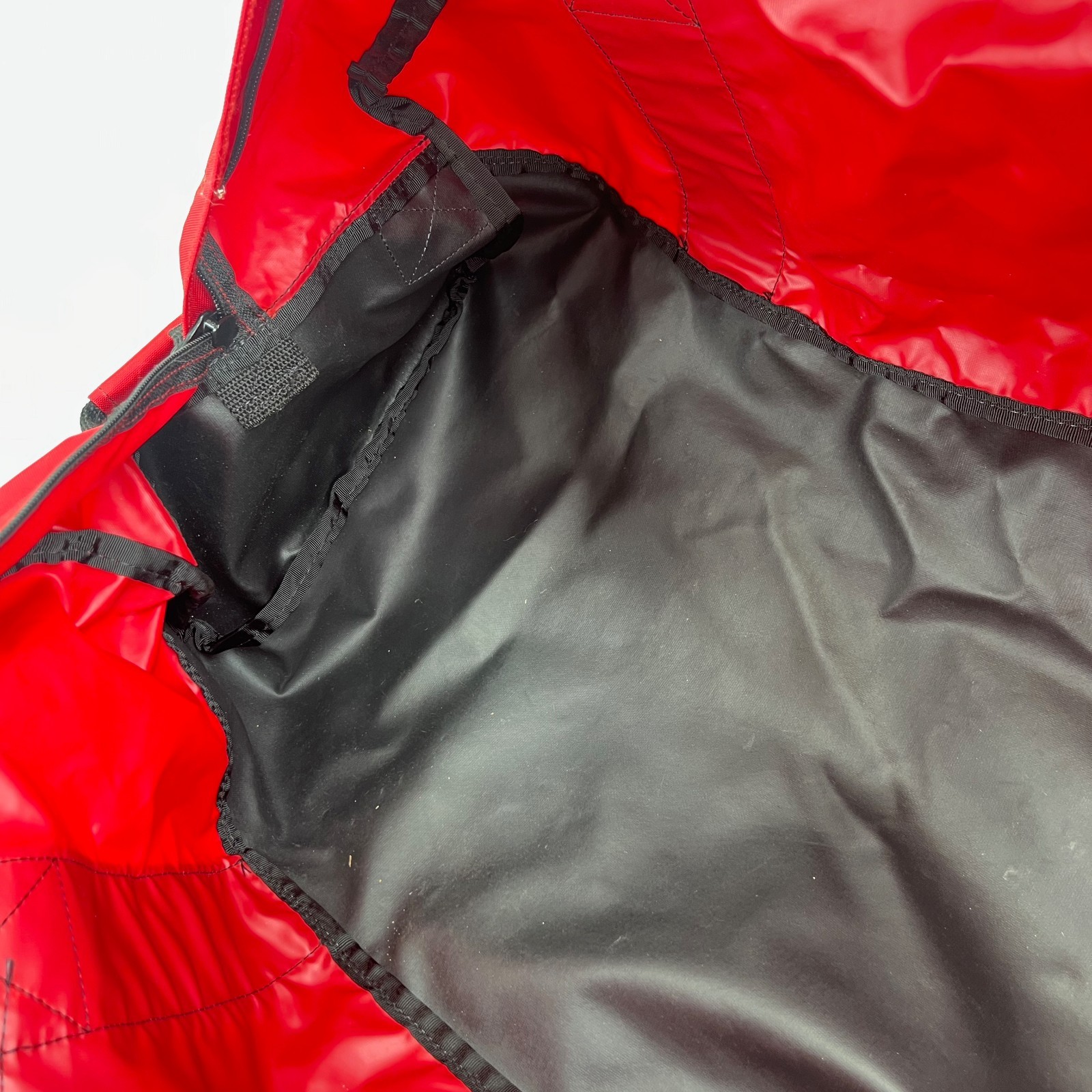 L.L. Bean Adventure Duffle Bag Large 24” Heavy Duty Nylon Red Outdoor Sport