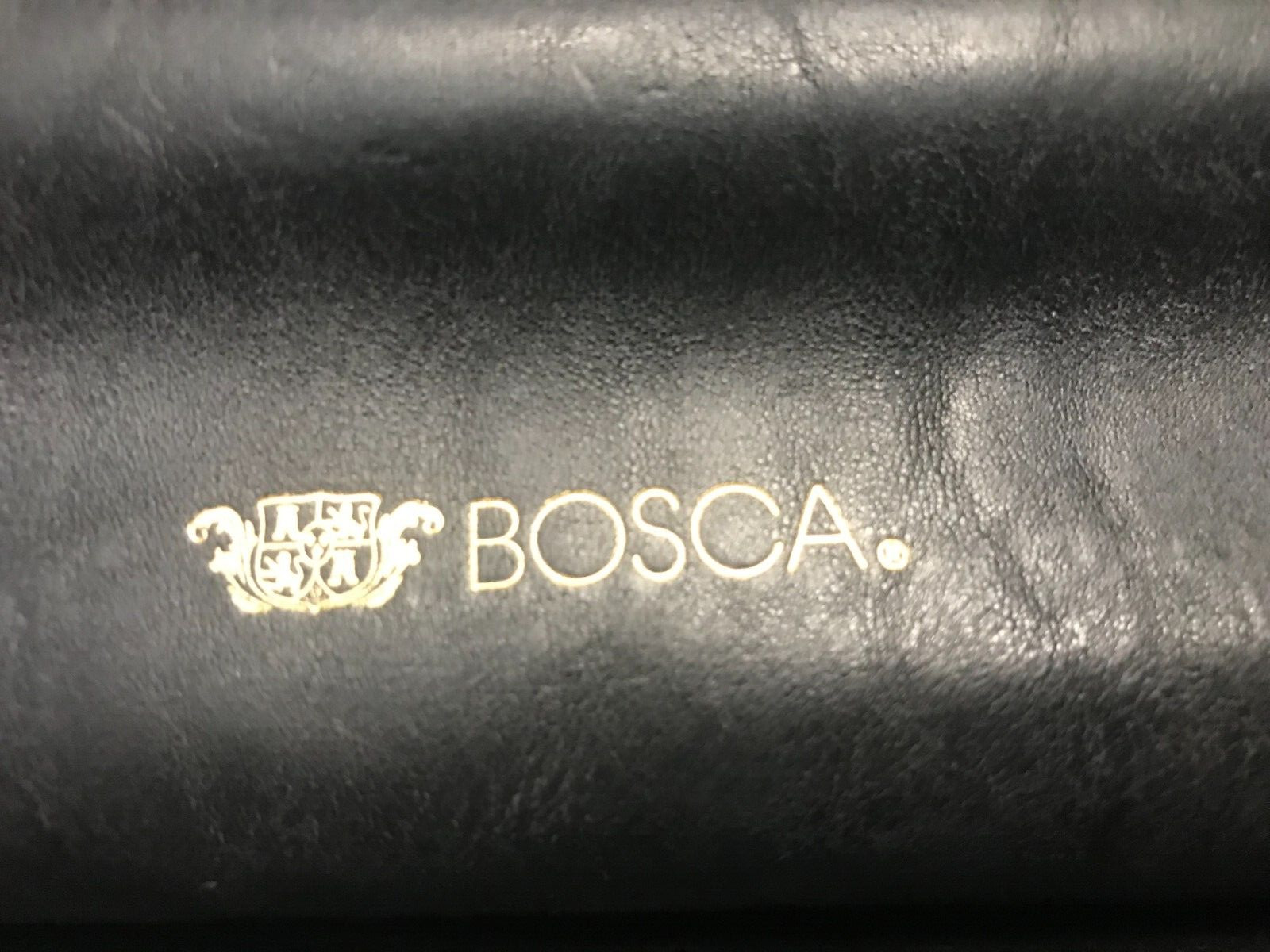 BOSCA “CORRESPONDENT” Heavy Leather Briefcase / Messenger Bag – Made in USA