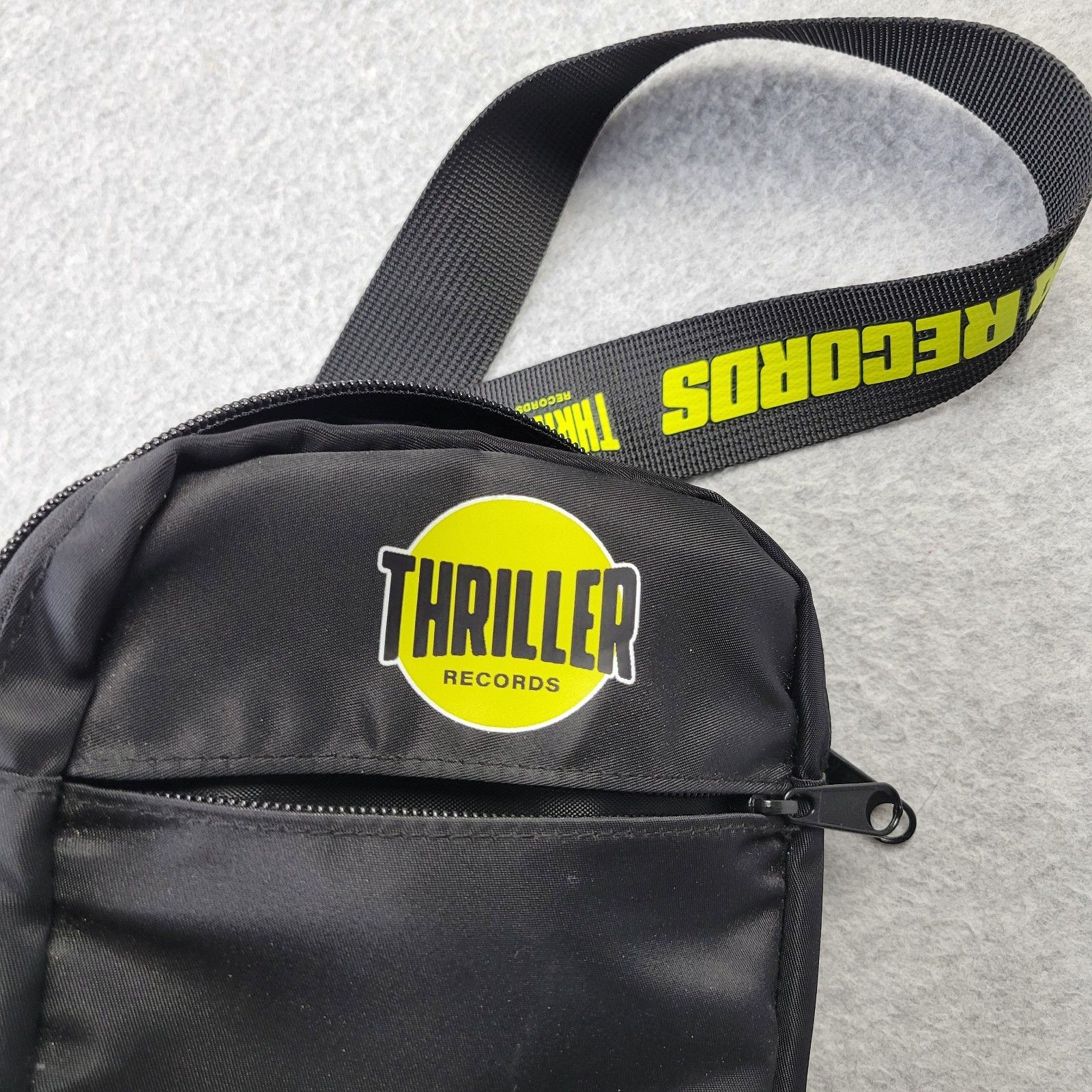 Thriller Records Sling Bag Black Graphic Print
