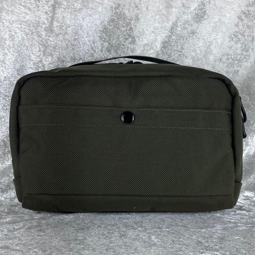 BRIEFING Viper Crossbody Bag 16cm Olive 1050D Ballistic Nylon Near Mint