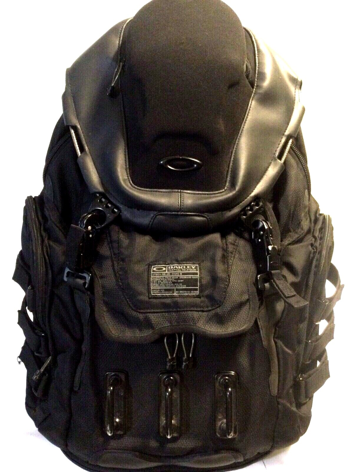 OAKLEY KITCHEN SINK BACKPACK 34L Stealth Black Tactical Field Gear Trail Bag