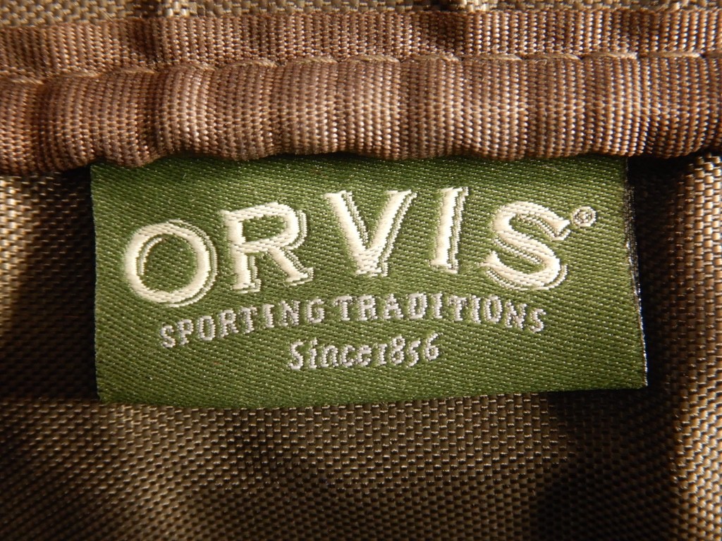 ORVIS Brown Leather Messenger Bag