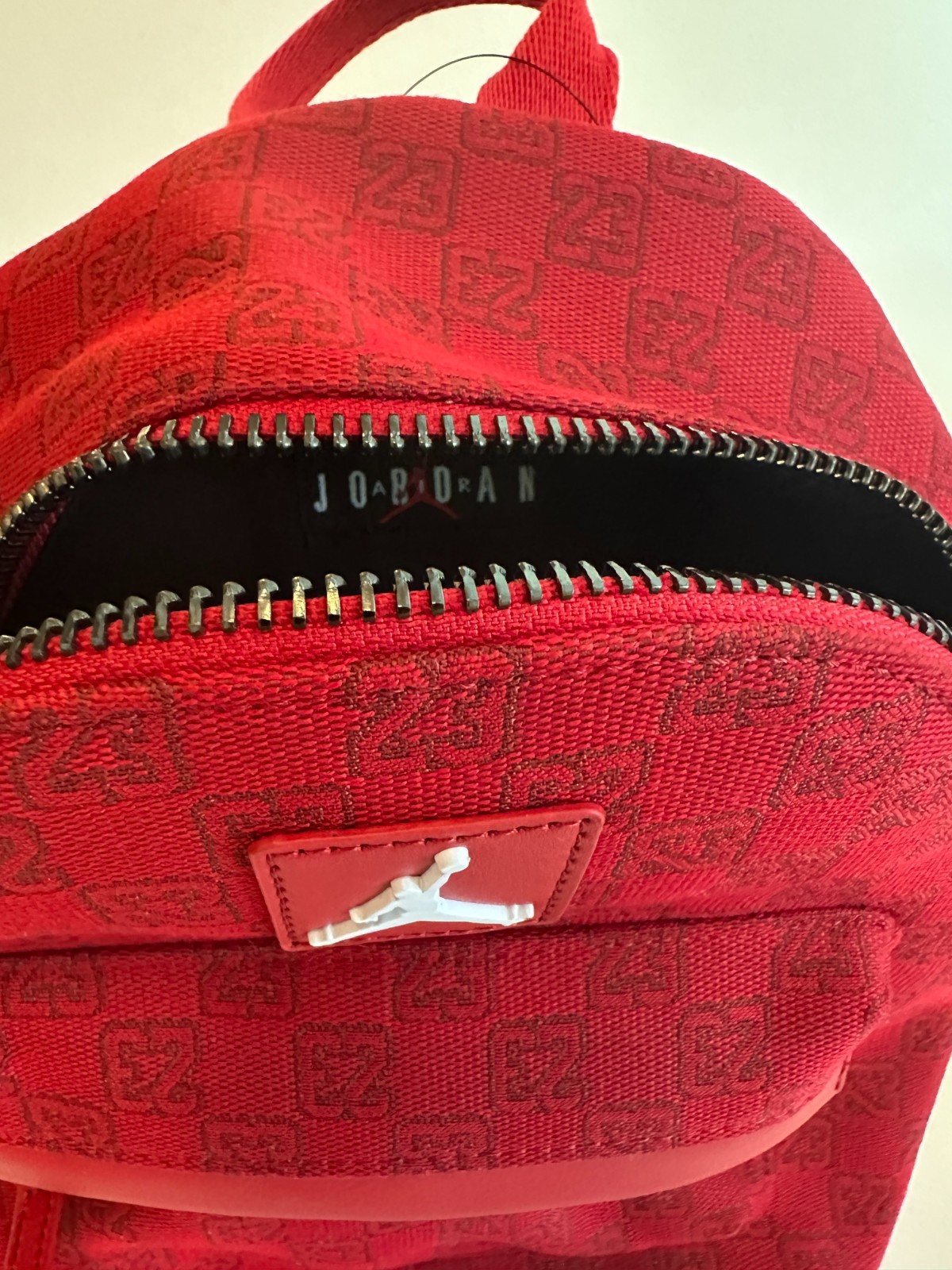 New Limited Edition Air Jordan Monogram Mini Backpack Red Logo Classic Sold Out