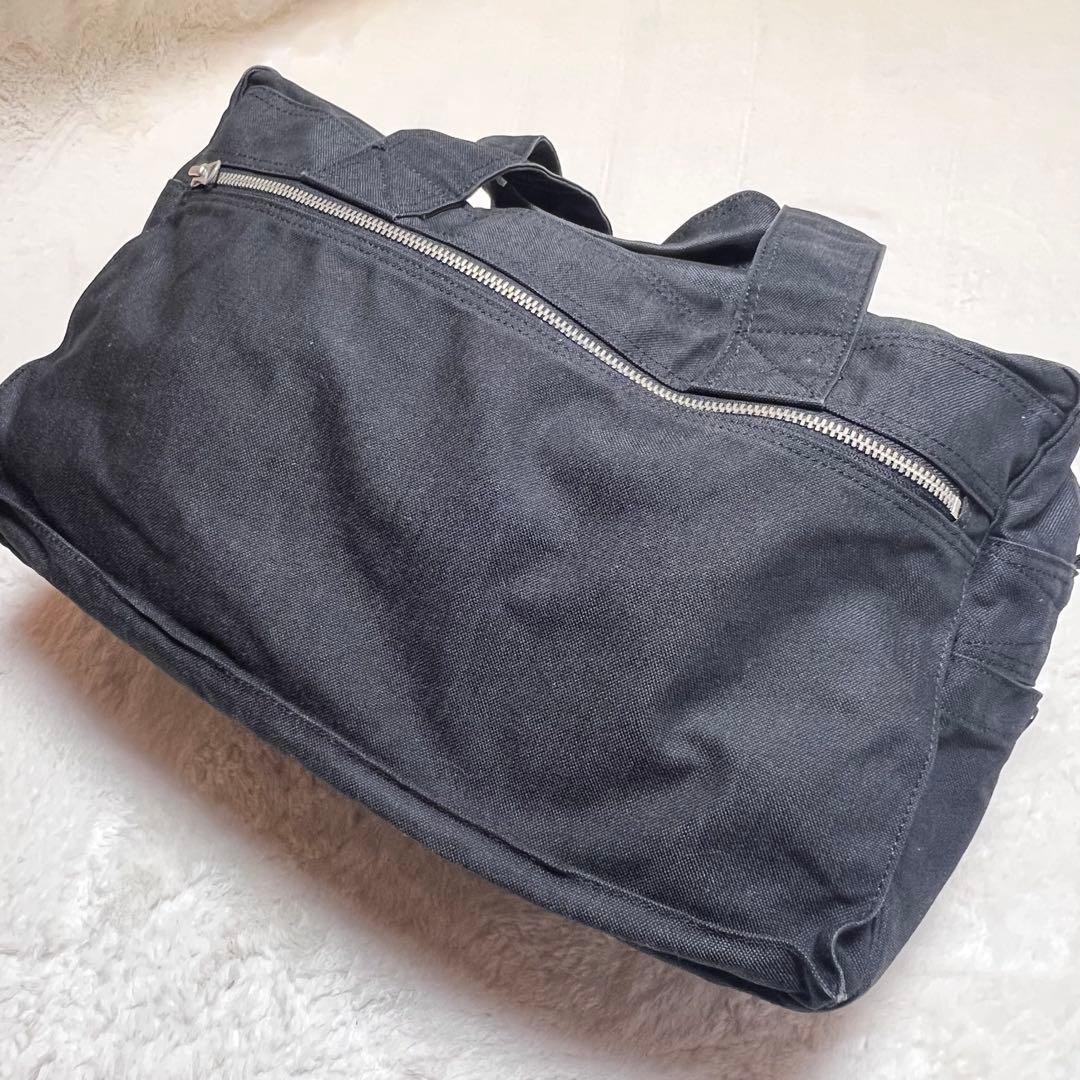 Porter SMOKY Boston Bag CORDURA Duffle Black Used Japan