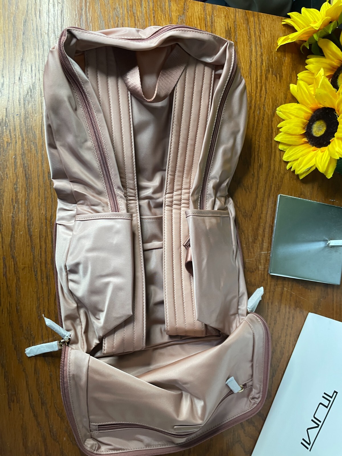 NWT TUMI ROSA PACKABLE BACKPACK FOLDABLE SHOULDER LARGE BAG TRAVEL CARRYON
