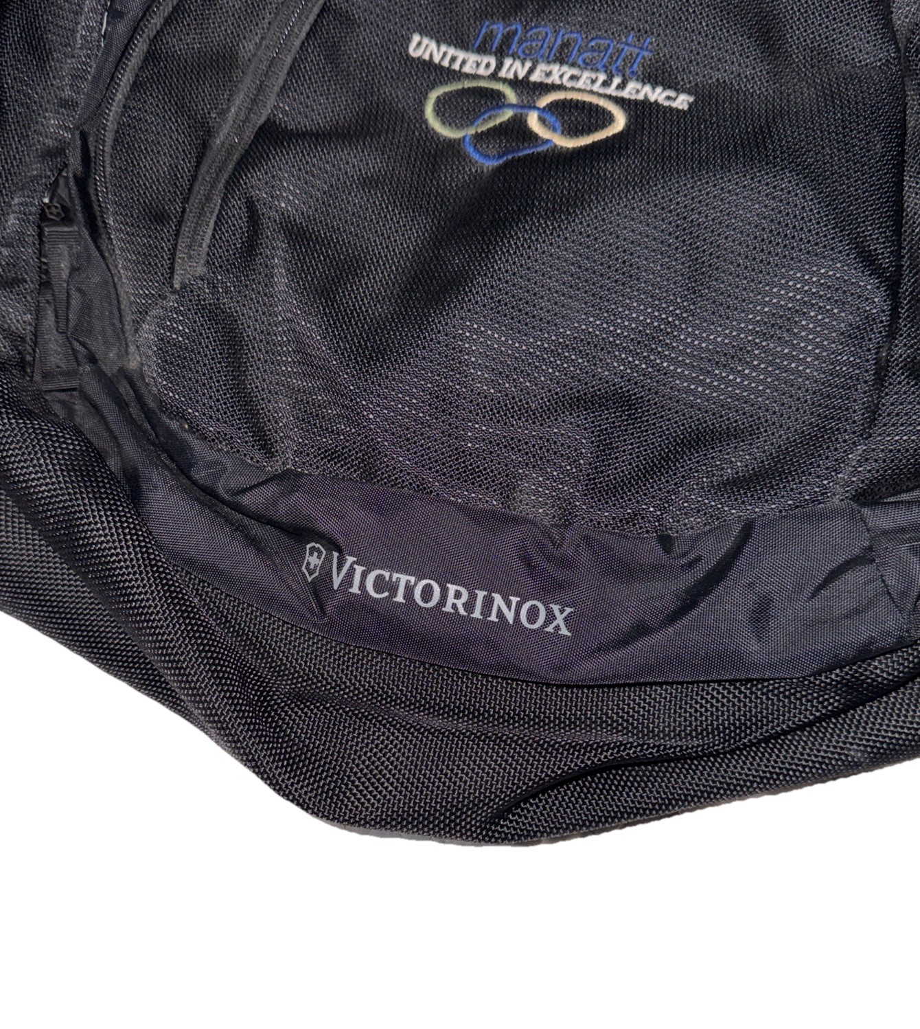 VICTORINOX Men’s Black Sling Crossbody One Shoulder Backpack Padded Back