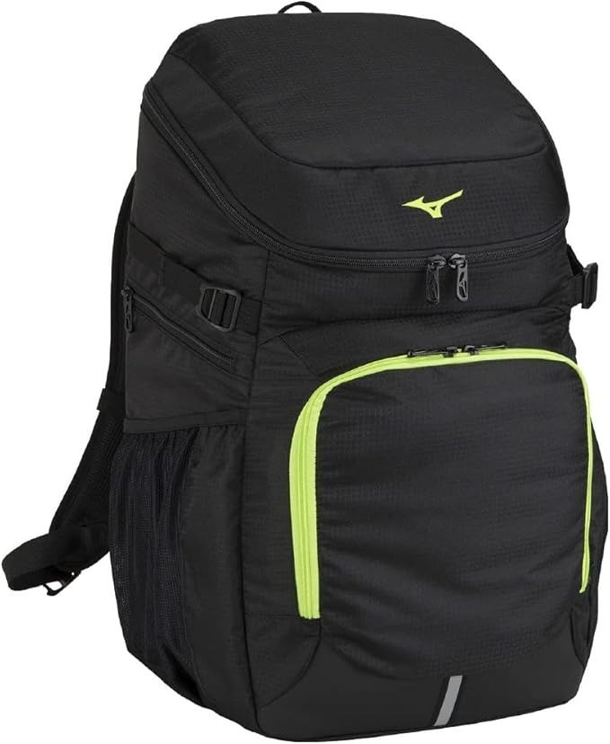 MIZUNO Backpack 405 Rucksack Unisex Black/Lime From JAPAN