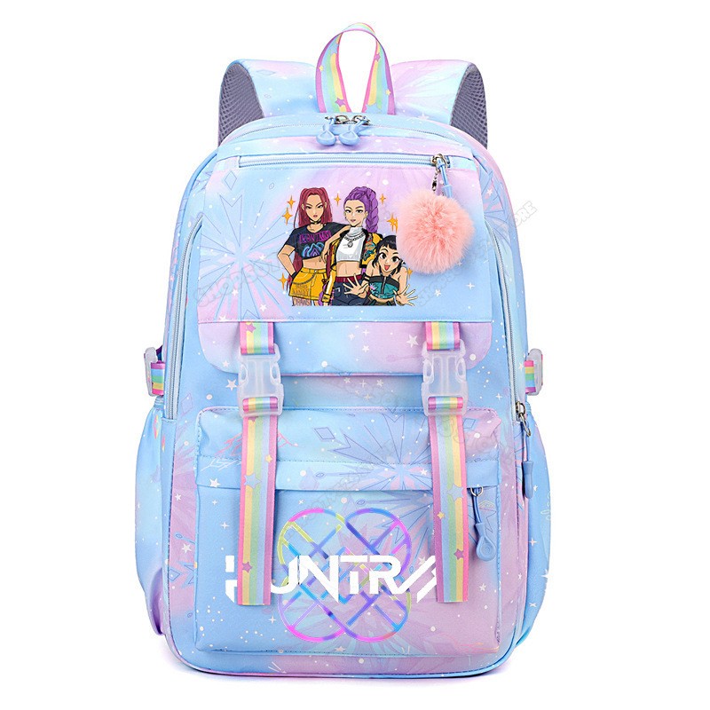 Large Capacity Anime Demon Hunter Backpack School Travel Bag Cosplay Laptop Bag