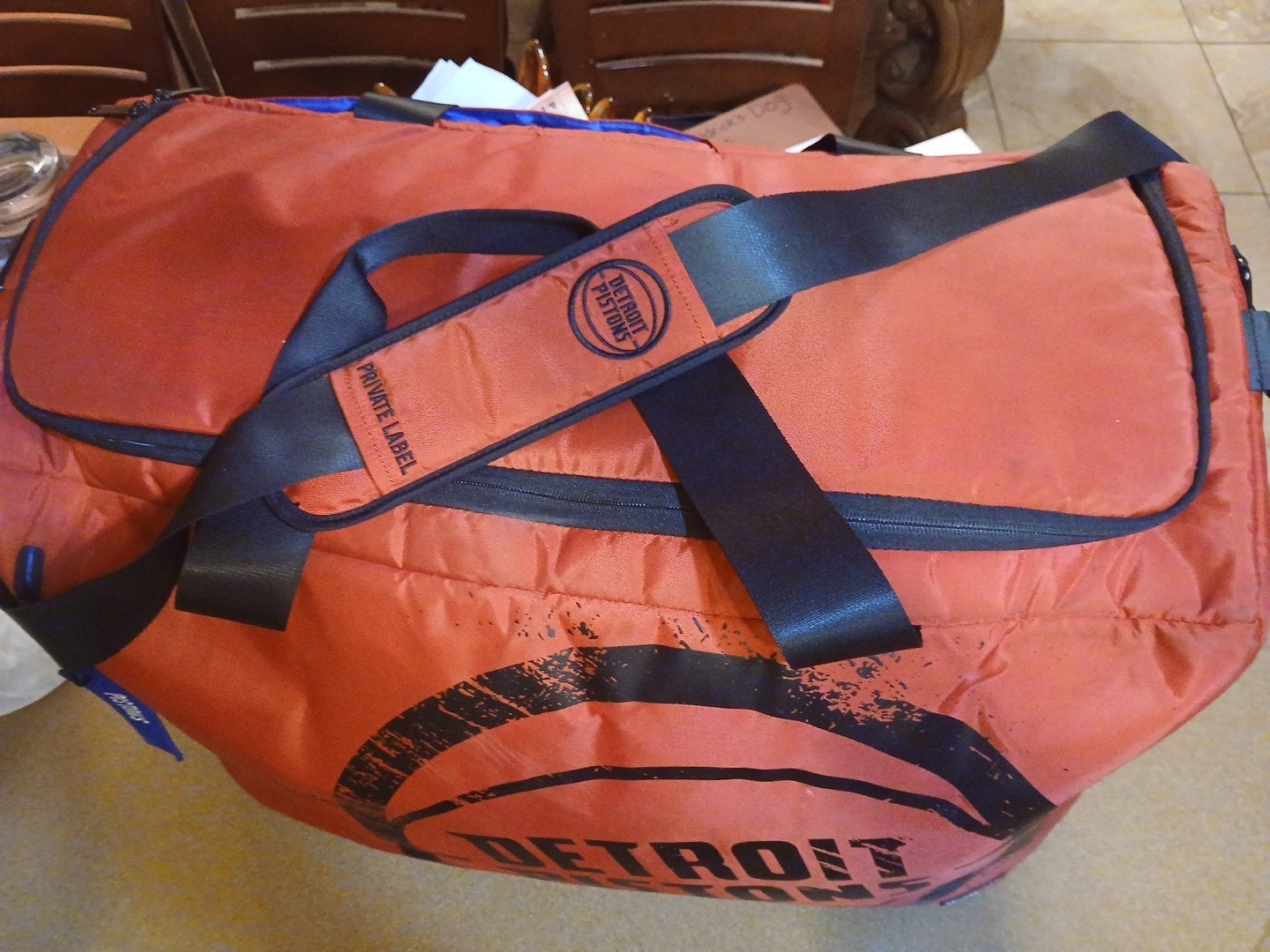 Detroit Piston Sneaker Duffle Bag