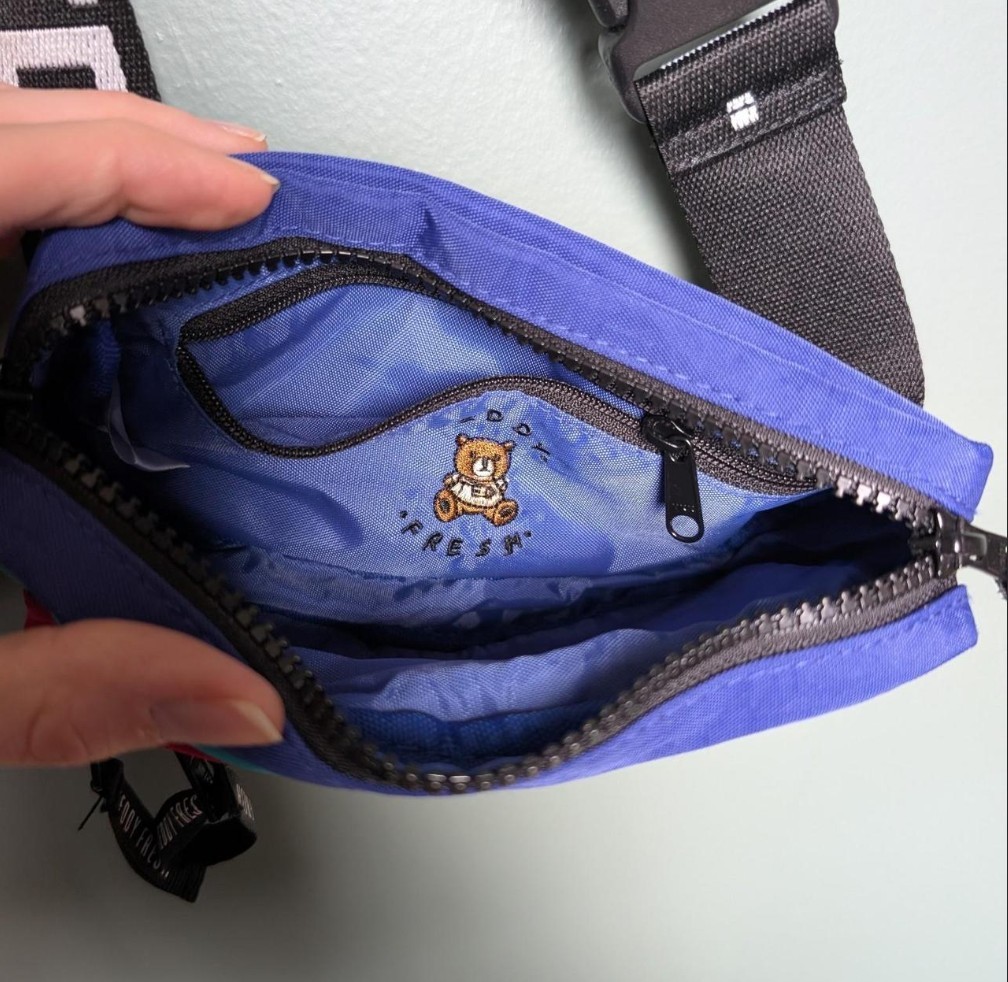Teddy Fresh x Hot Wheels multi coloured fanny pack