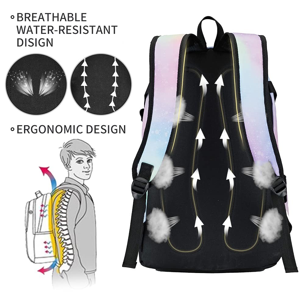 School Backpack Travel Bag for Men Women Lightweight College Back Pack with …