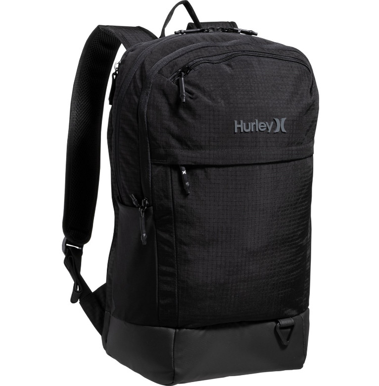 Hurley 7390 Peak 26L Black Backpack for School or Daily Use