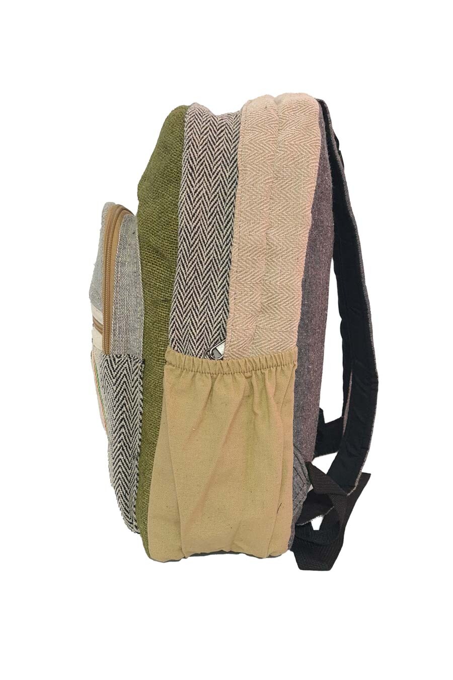 Boho Backpack Handmade Travel Ecofriendly Hemp School Bag Gym Festival Hippie
