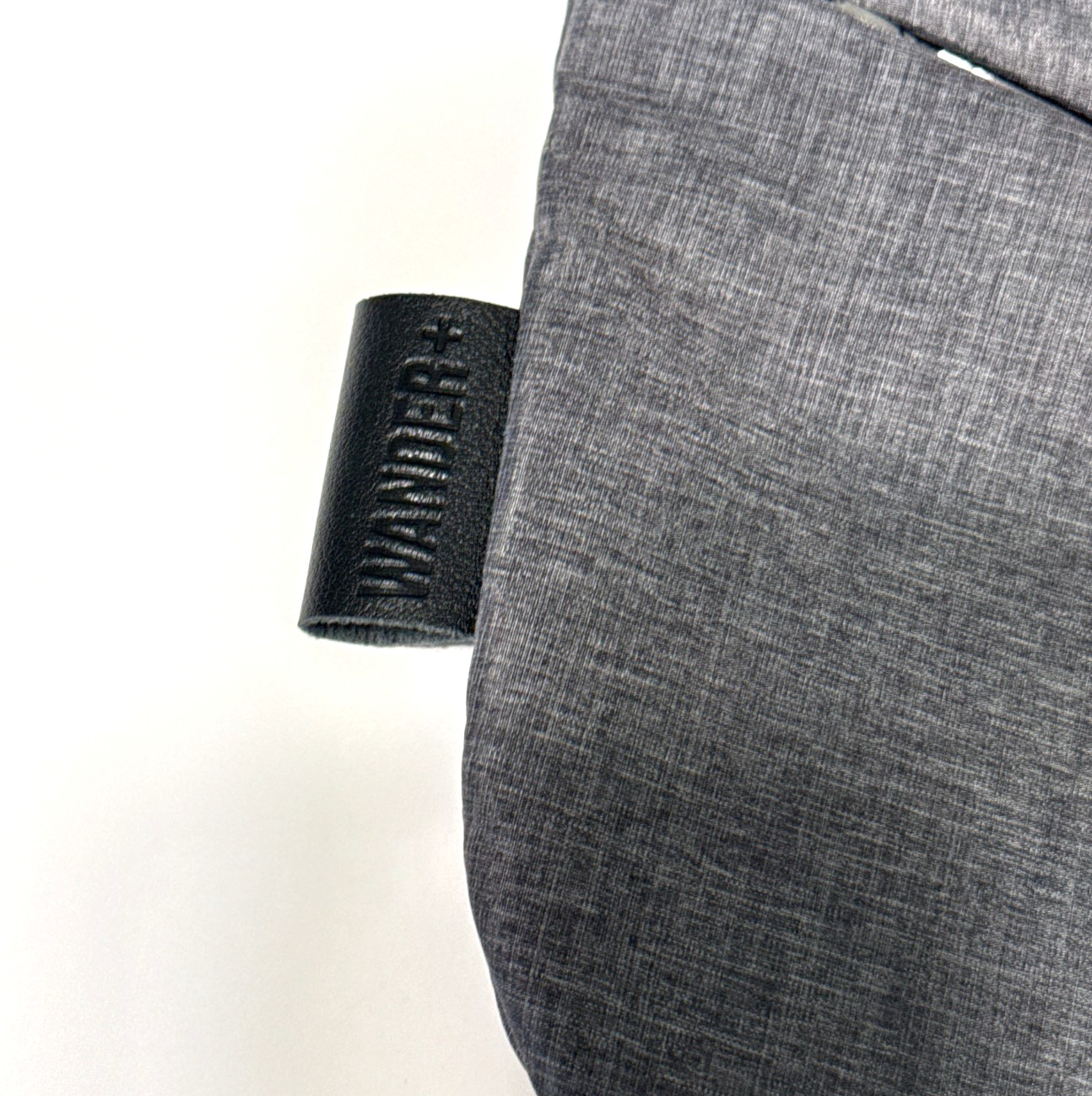 WANDER+ Heather Grey Black Crossbody Anti-Theft Adjustable Strap Travel Bag