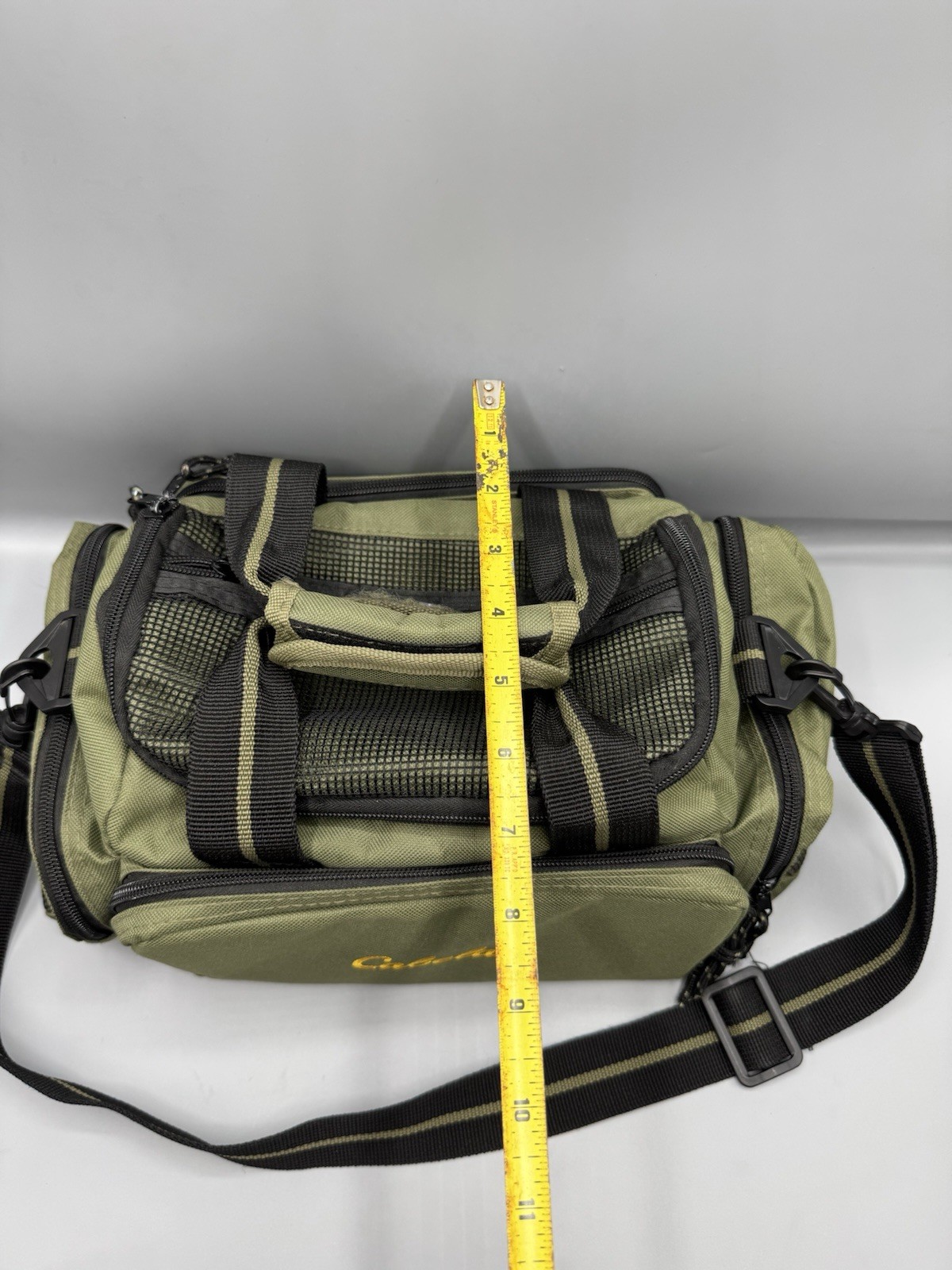 Cabelas Small Green Carry Bag- Carrying Strapped Bag