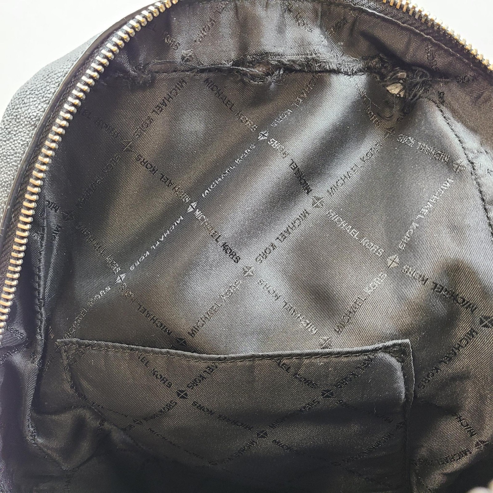 Michael Kors Cooper Logo Sling Pack Backpack Signature-Print Coated Canvas Black