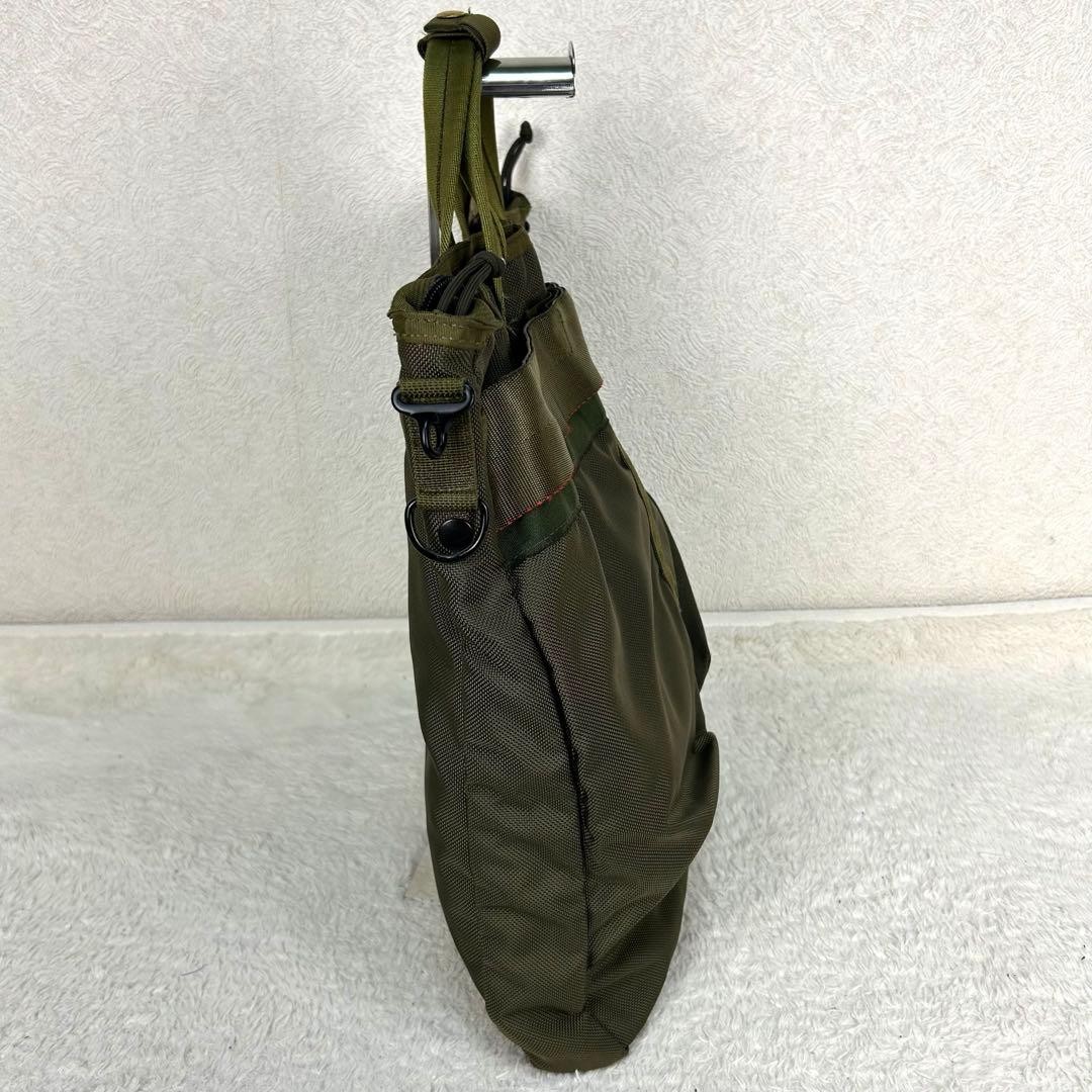 BRIEFING USA Made 2WAY Helmet Bag Ranger Green Ballistic Nylon Military Style