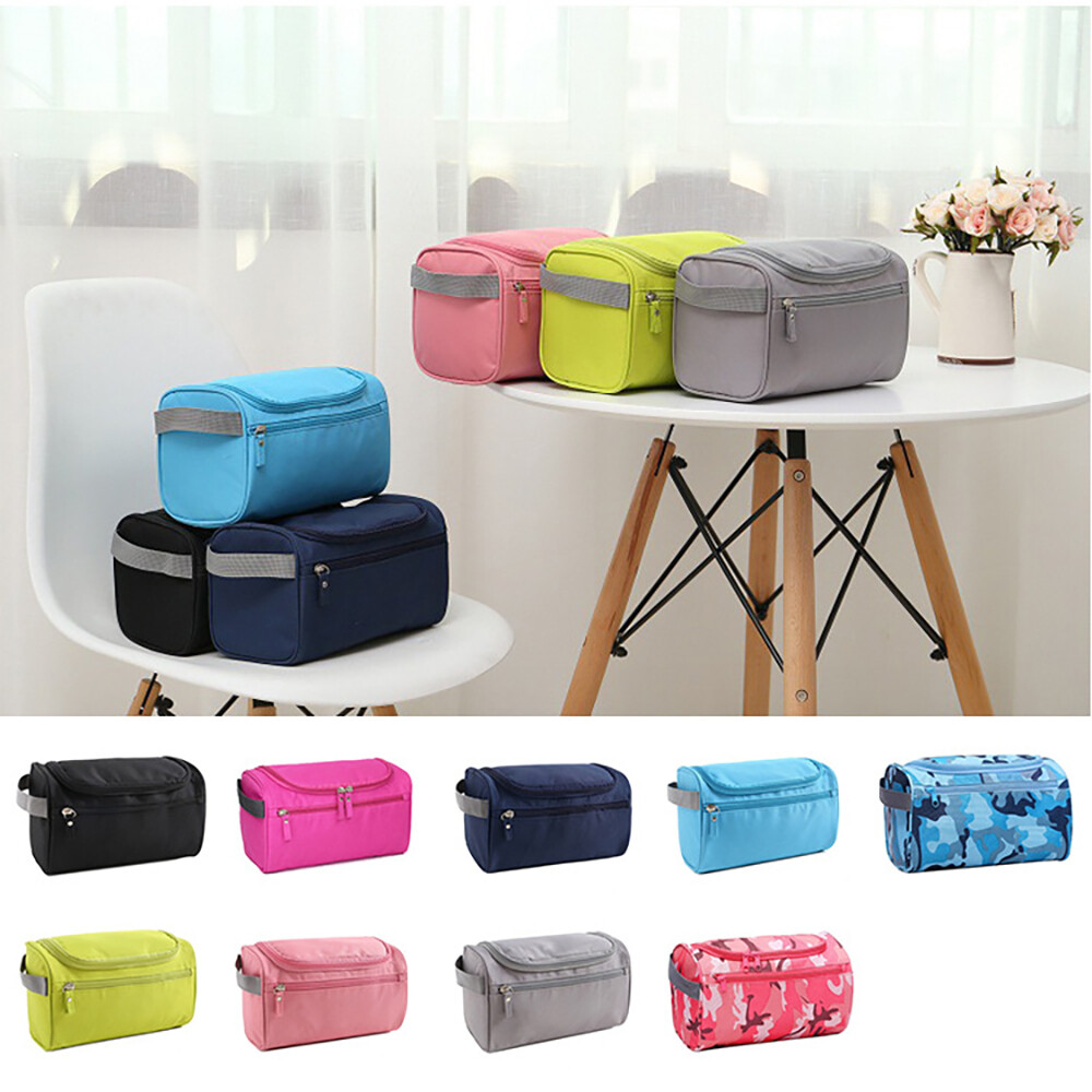 Mens Travel Wash Bag Hanging Toiletry Large Capacity Shaving Gym Makeup Bag