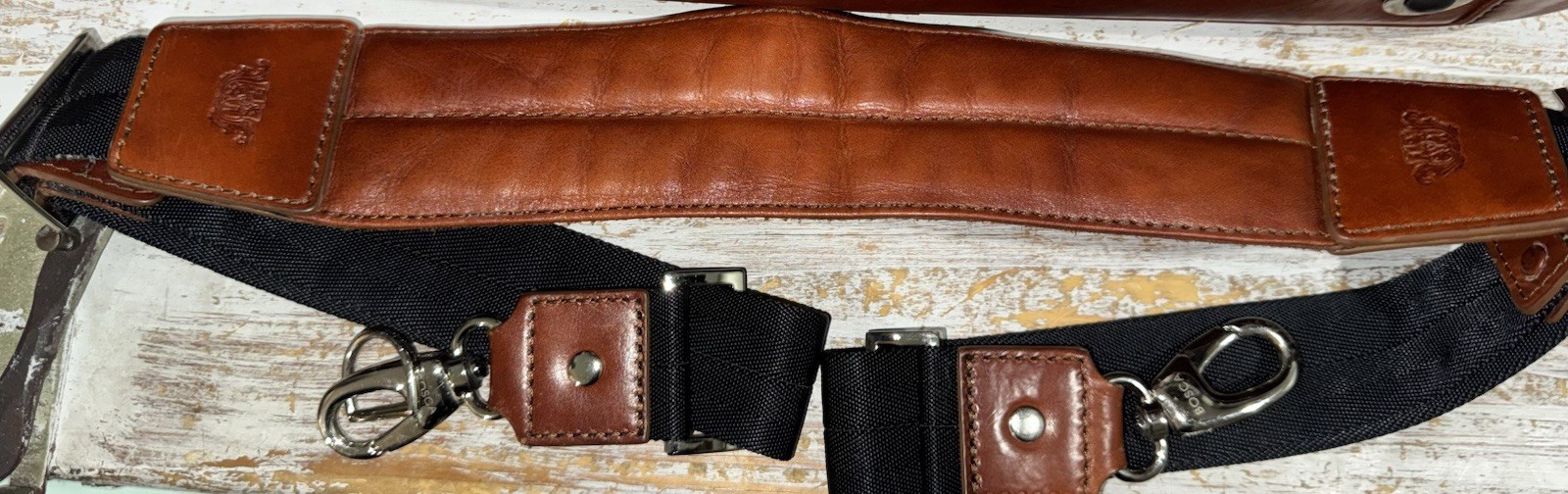 Bosca Old Leather/ Stringer Briefcase/ Italian Leather Luxury/ Large Capacity