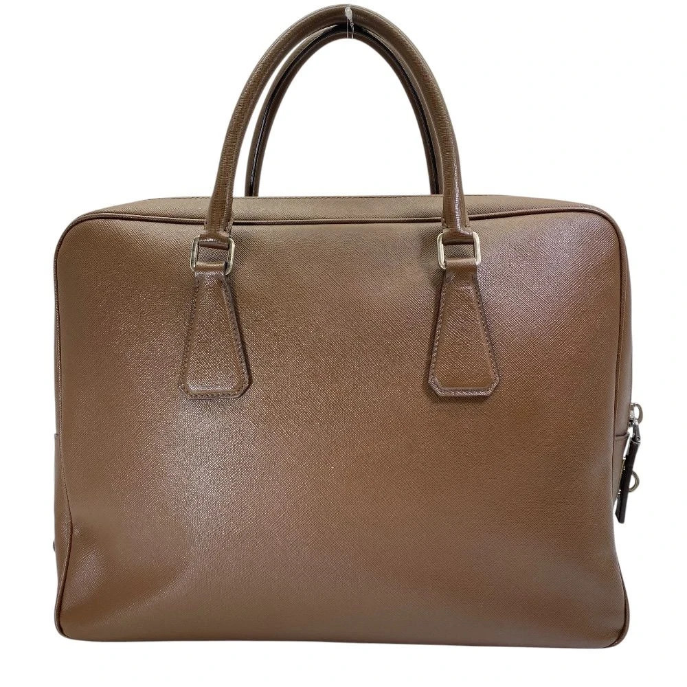 PRADA Business Bag Briefcase Handbag Triangle Logo Vs0305 Saffiano Leather Japan
