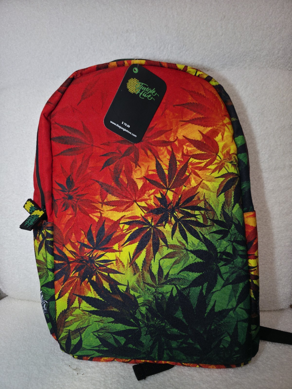 NWT Jungle Hive Rasta Backpack Vibrant Colors, Smell Proof.