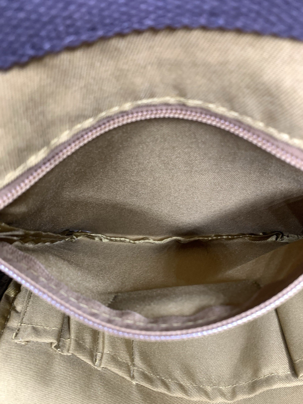 G. H. Bass & Co Light Canvas Brown Backpack P133
