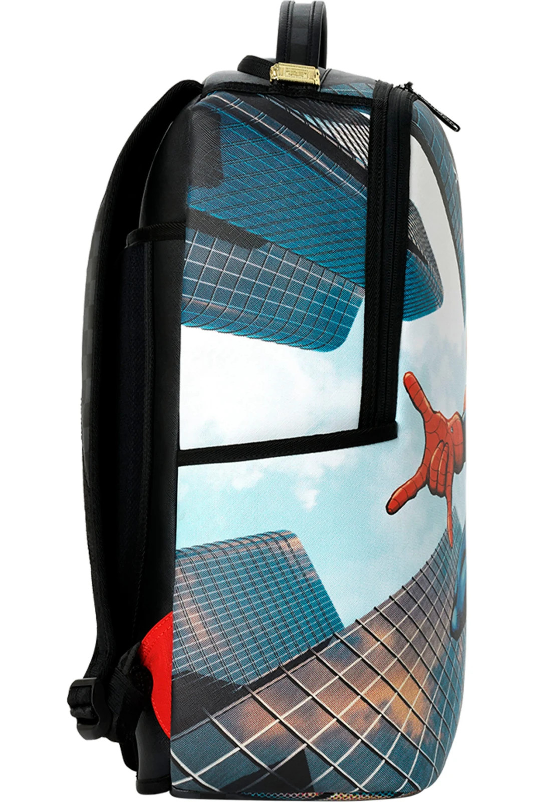 Sprayground Spiderman Curtain Backpack🔥New Black Bookbag Large School Bag