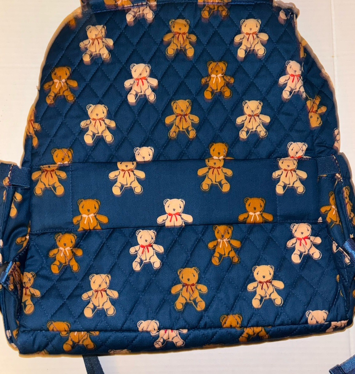 Vera Bradley Cotton Bancroft Backpack Bunch of Bears Teddy Bears NWT