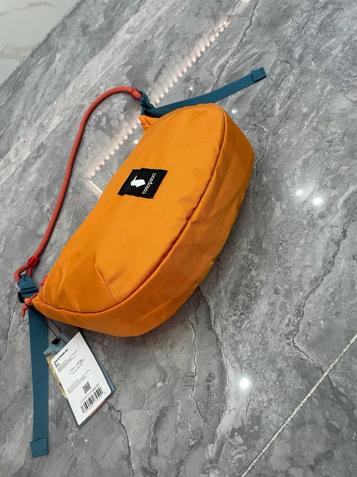 Cotopaxi Orange 8L Commuter Shoulder Bag with Climbing Rope Strap 38x25x7cm