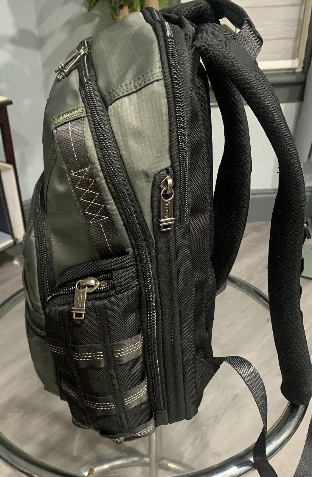 New-Tumi Alpha Bravo Navigation Backpack Green $595