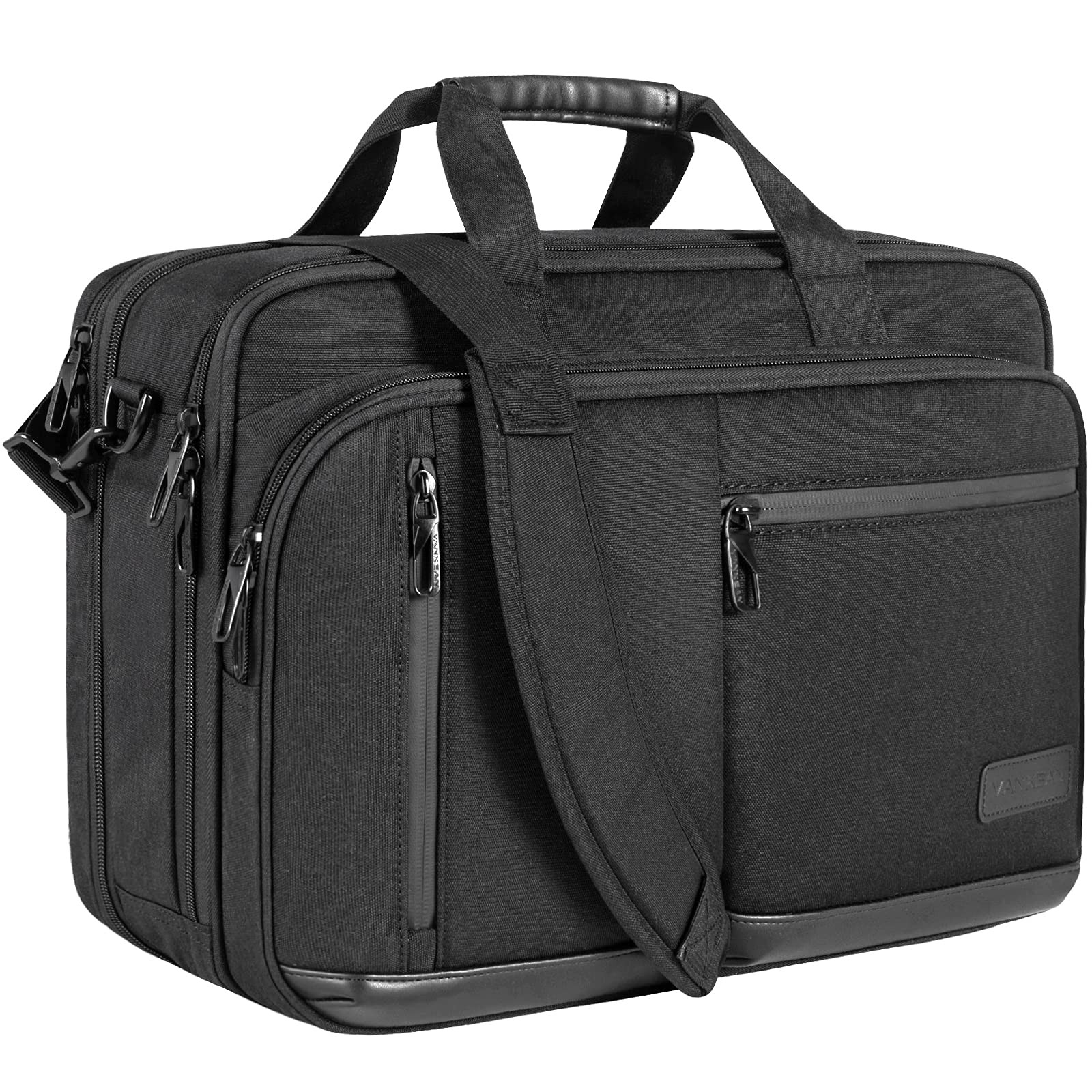 VANKEAN Laptop Briefcase for Hombres Mujeres 17 3 Inch Laptop Bag Water Repel