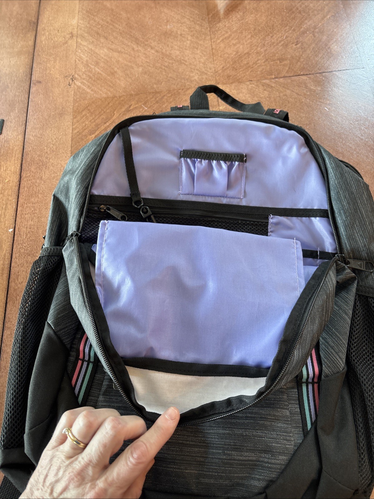 Adidas Excel 6 Backpack 3-Stripes 16″ Laptop Storage Bottle Side Pockets New