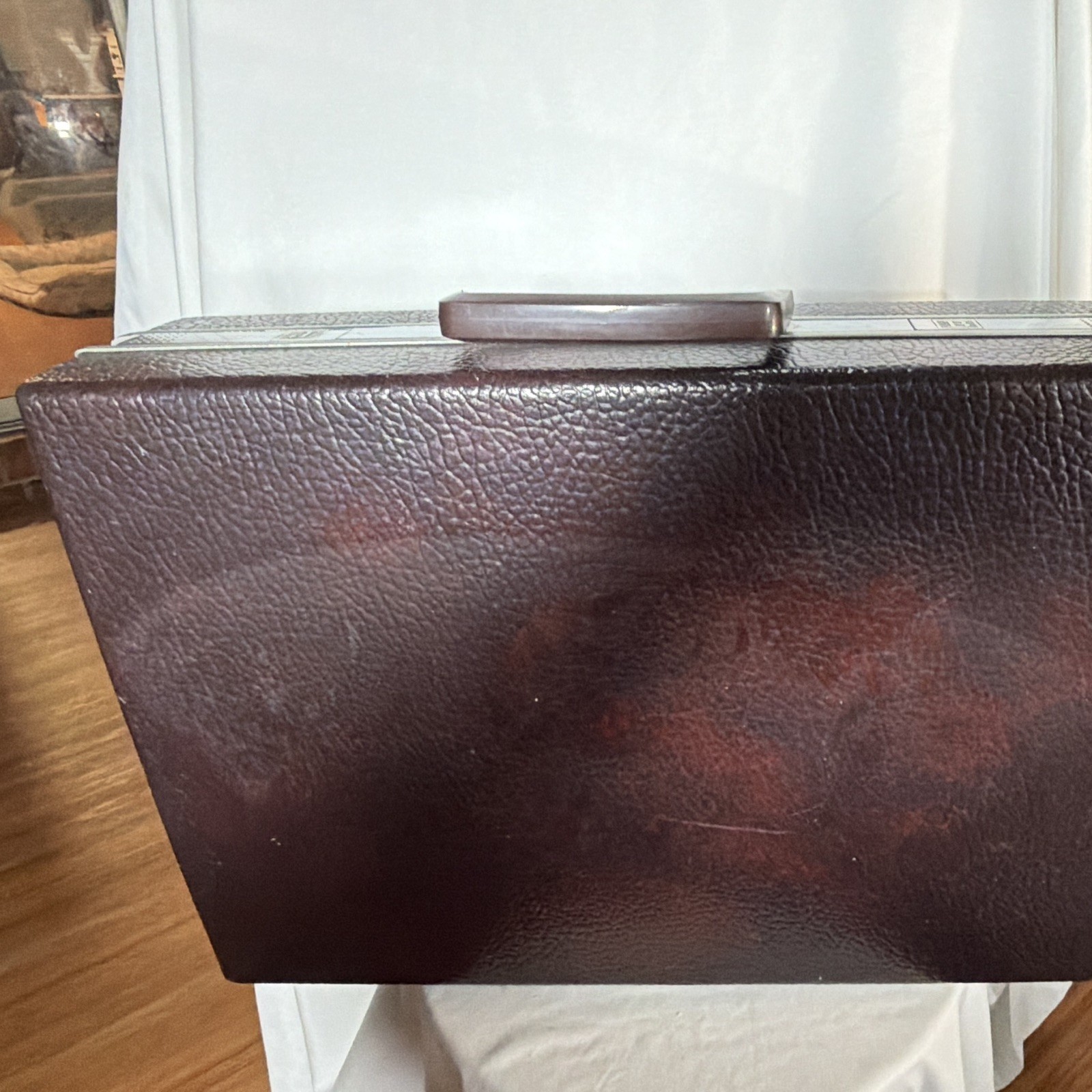 Vintage Samsonite Briefcase Attache Brown Burgundy Personal Combination Lock