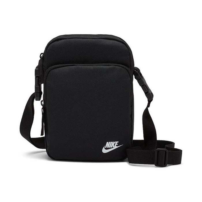 Nike Black Crossbody Bag Zip Closure Adjustable Cross-Body Strap for Men/Women
