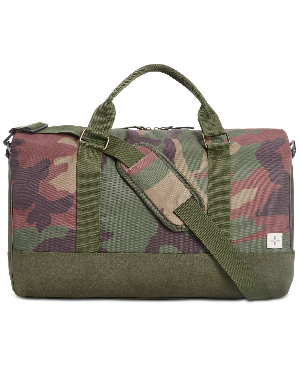 Sun + Stone Men’s Reed Camo Duffel Bag Green Multi