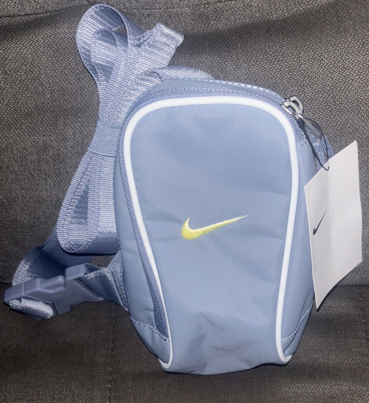 Nike✔️Sportswear Essentials Ashen Slate Blue Crossbody Bag (1L) DJ9794 One Size