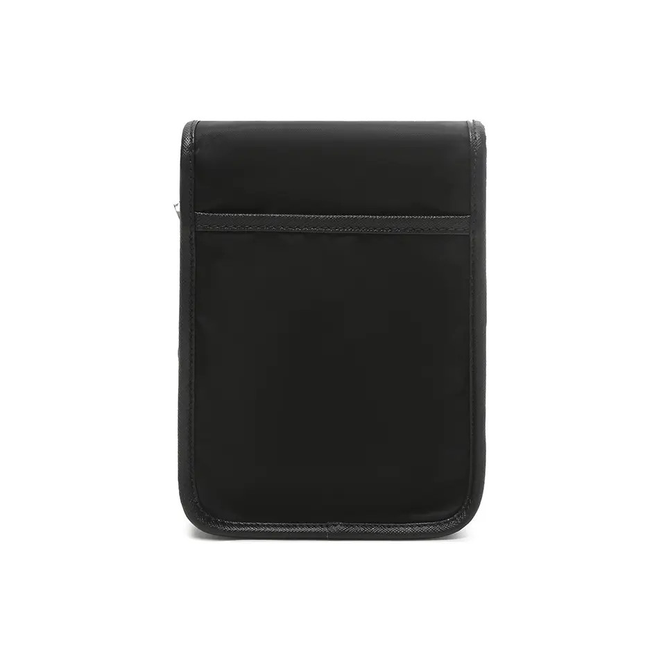 PRADA Re-Nylon Single Shoulder Crossbody Bag Men’s Black 5.5×2.2×7.5 in